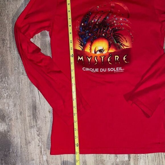 CIRQUE DU SOLEIL Mystere blinged out show long sleeve T sz s-m - Picture 5 of 6